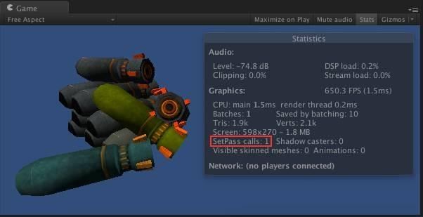 Unity教程  在Unity 5中如何减少Draw Cal